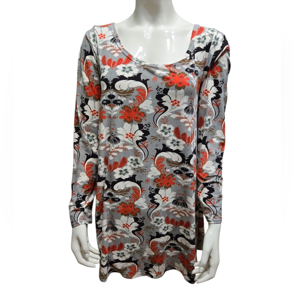 Size Large Colorful Tunic By Adorn